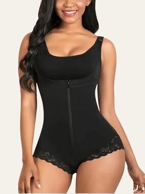 SHAPERX Colombian Firm Tummy Control Faja with Zip & Hooks